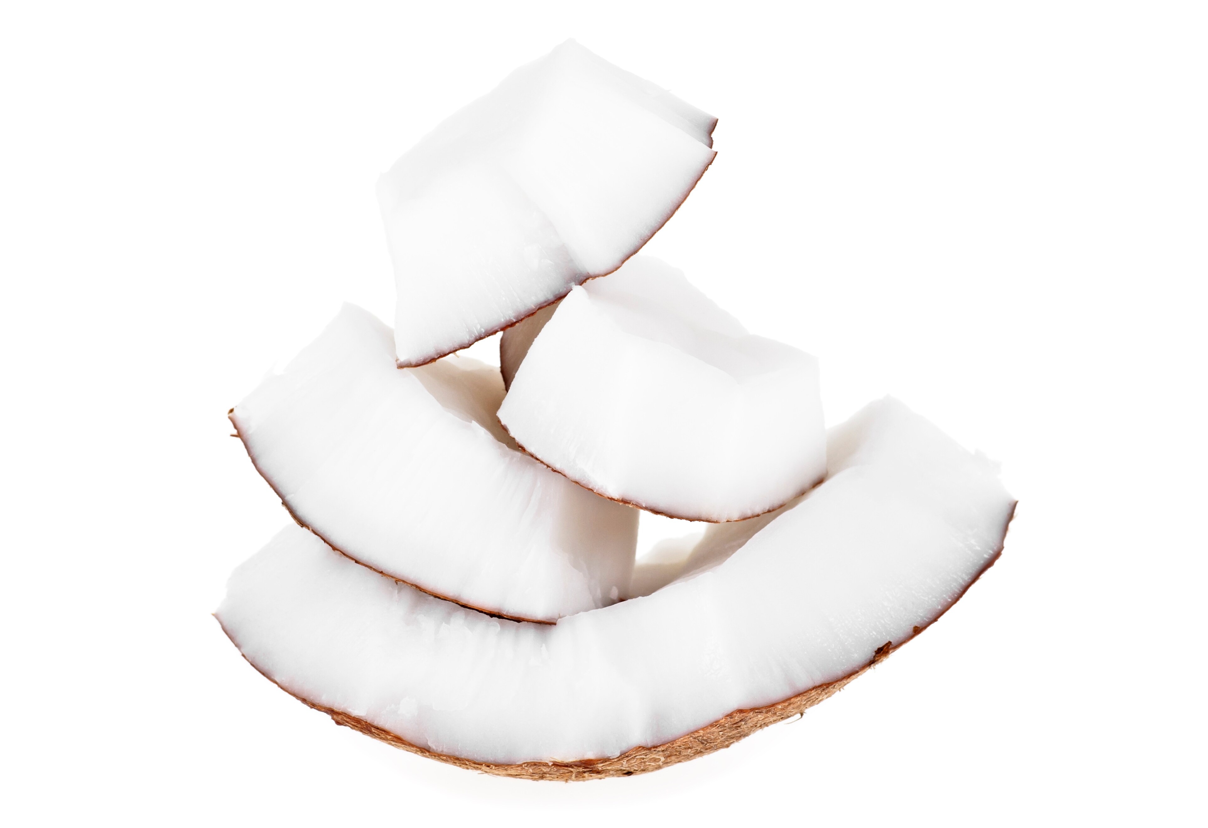 Fragrant, white coconut